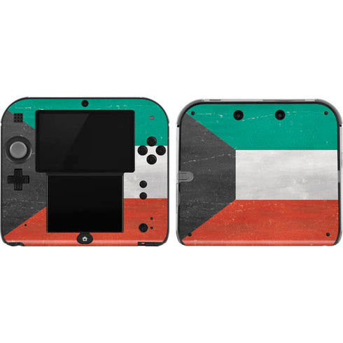 Kuwait Flag Distressed Nintendo 2DS Skin